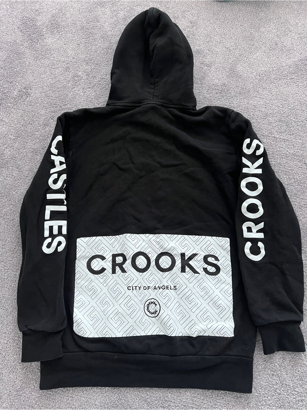 Crooks and Castles Black Hoodie